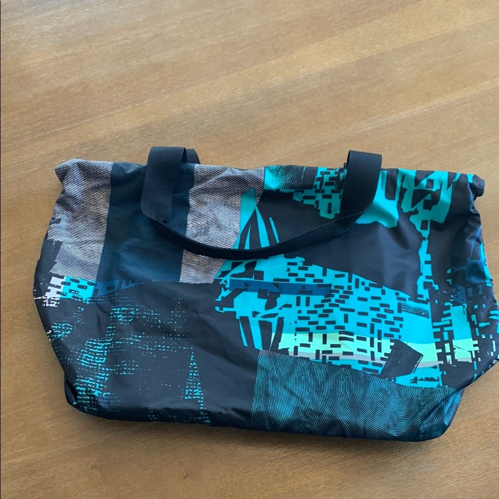 Stylish Black and Teal Tote Bag